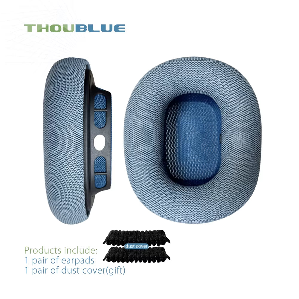 THOUBLUE Replacement Ear Pad for Apple Airpods Max Earphone Memory Foam Cover Leather Earpads Headphone
