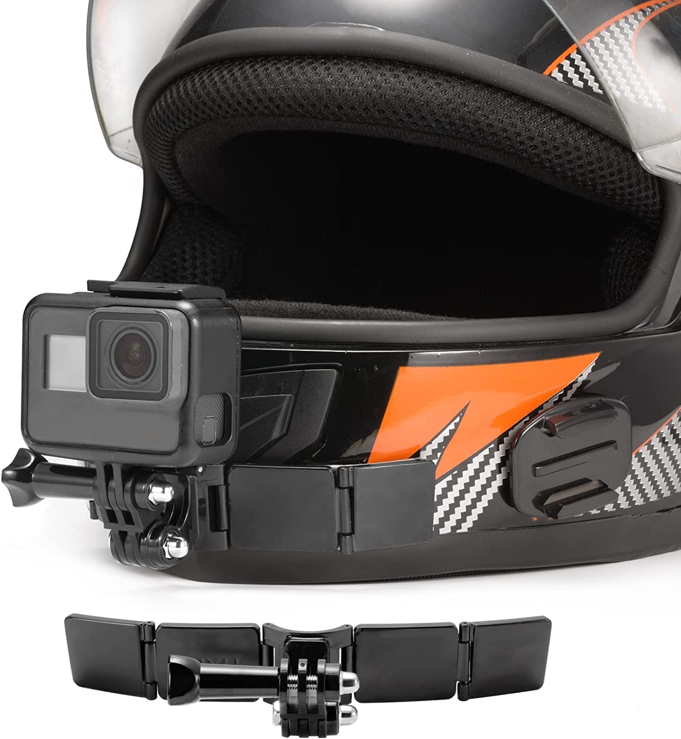 Soporte Para Camara Casco De Moto Kit De Montaje Gopro Hero 2018