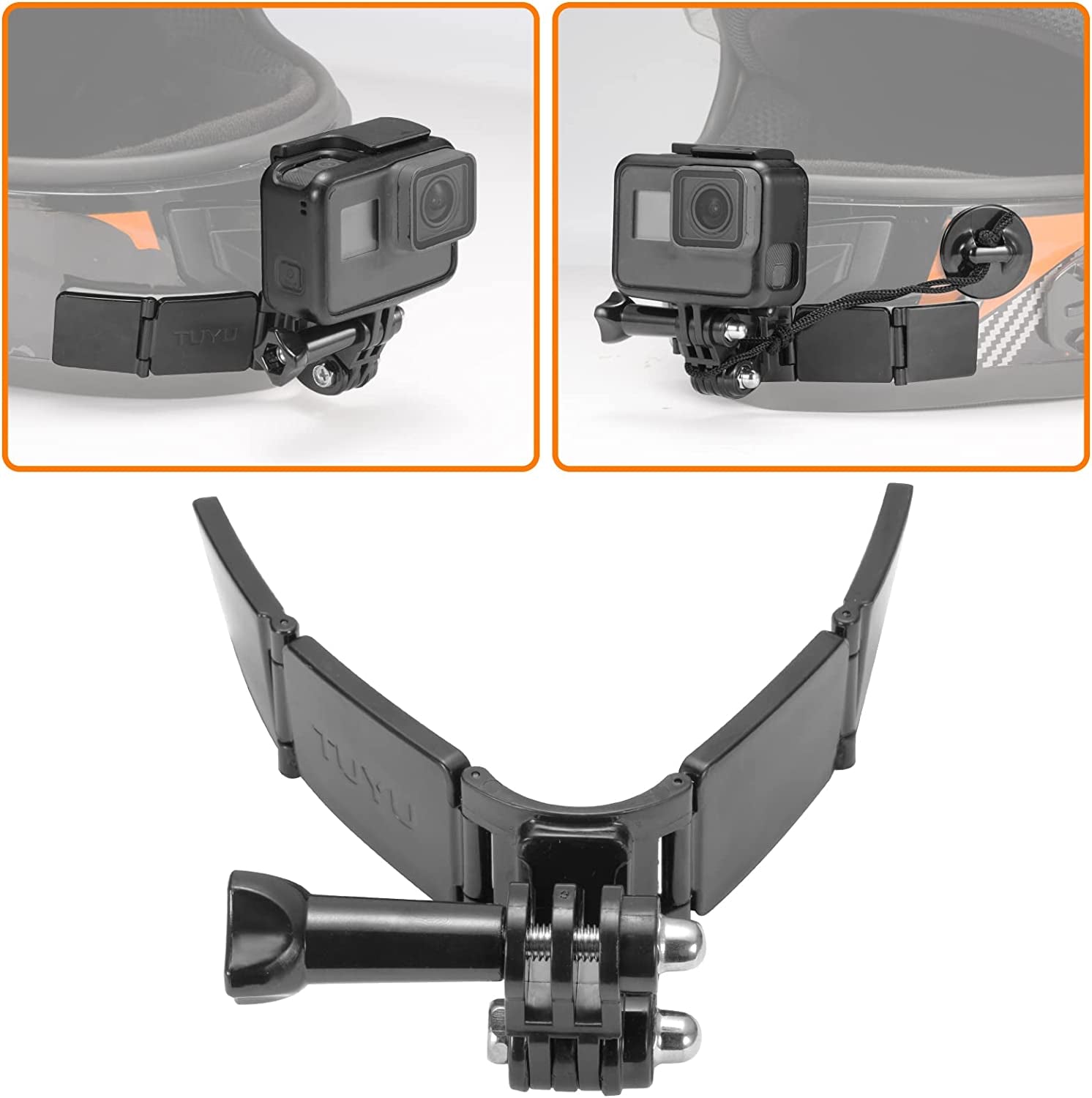 Soporte Para Camara Casco De Moto Kit De Montaje Gopro Hero 2018
