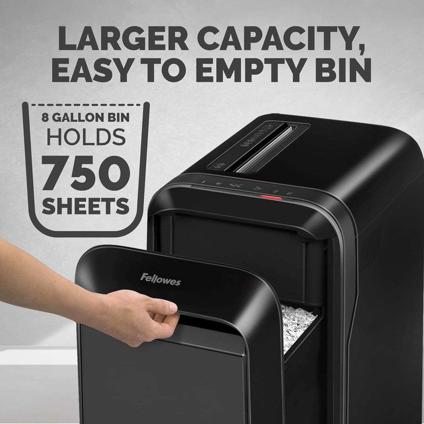 LX22M 20-Sheet Micro-Cut Shredder, Black (5015401)