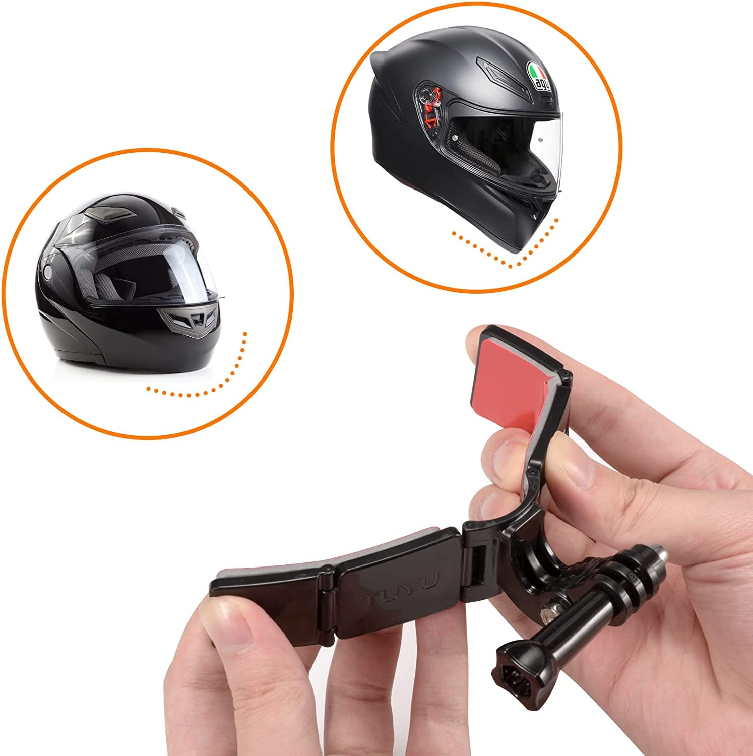 Soporte Para Camara Casco De Moto Kit De Montaje Gopro Hero 2018