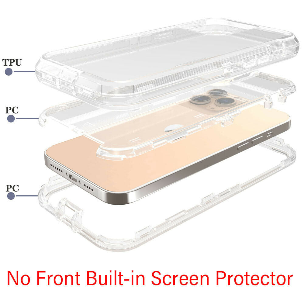 For Iphone 15 Pro Max 14 13 12 11 XR Phone Case Heavy Duty Shockproof Cover