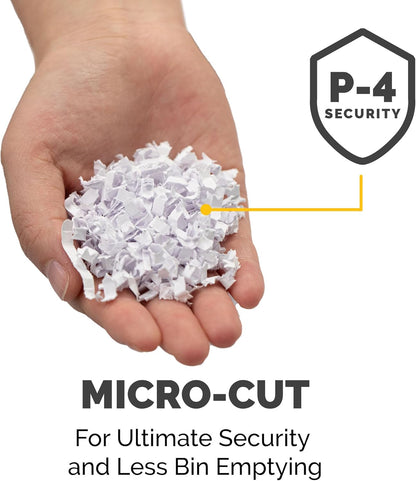 LX22M 20-Sheet Micro-Cut Shredder, Black (5015401)