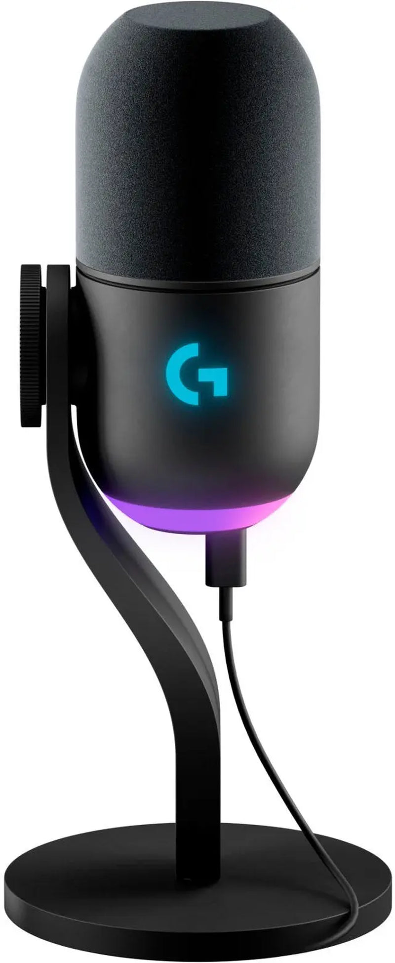 Refurbished - Logitech - Yeti GX Wired Supercardioid Dynamic Gaming Microphone with LIGHTSYNC RGB Lights