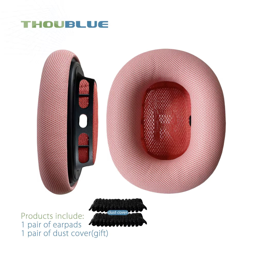 THOUBLUE Replacement Ear Pad for Apple Airpods Max Earphone Memory Foam Cover Leather Earpads Headphone