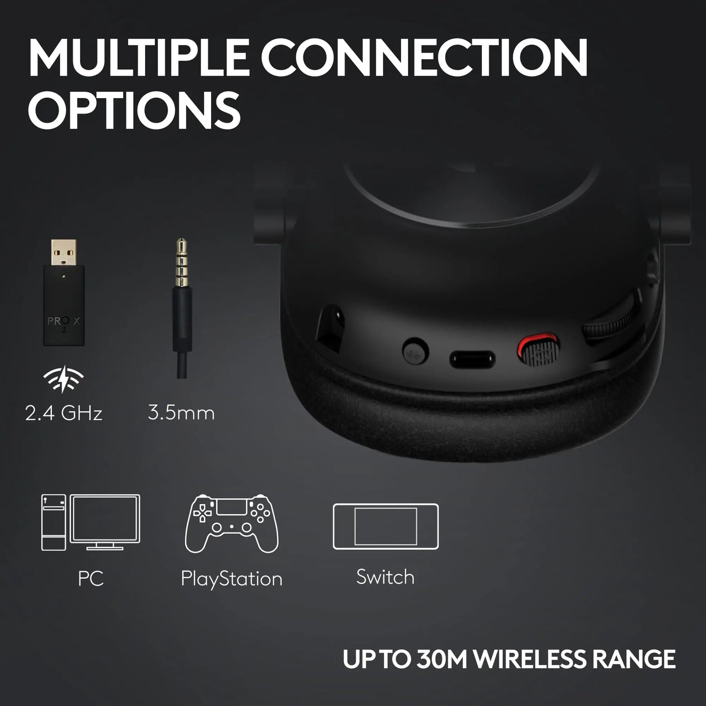 Refurbished - Logitech G PRO X 2 Wireless Gaming Headset - 981-001268