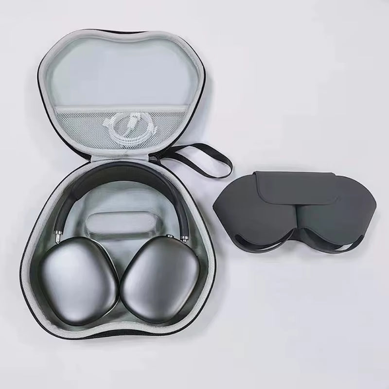 Newest Hard Travel Carry Case Pouch Bag Wireless Headset Protective Cover Box Anti-Fall Shockproof Storage Cover for Airpods Max